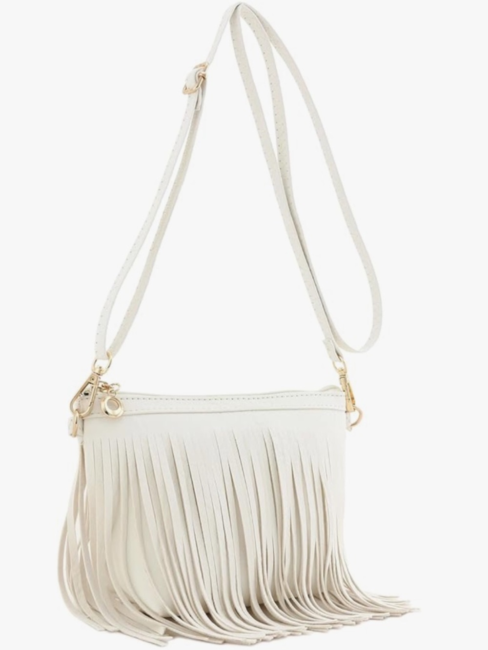 LIKE NEW! Fringe Crossbody Bag and Wristlet